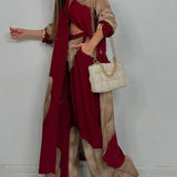 Ileana – Compleu Chic Estival Cu Imprimeu Patchwork