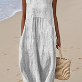 Františka - Bavlnené šaty bez rukávov