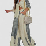 Ileana – Compleu Chic Estival Cu Imprimeu Patchwork