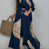 Ileana – Compleu Chic Estival Cu Imprimeu Patchwork