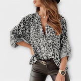 Ivana - Moderná blúzka s leopardím vzorom