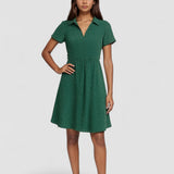 Iulia – Rochie Vaporoasă cu Buline
