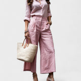 Izadora - Ružový Casual Chic Look