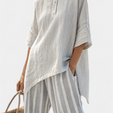 Klarisa - Komplet s Asymetrickou Blúzkou