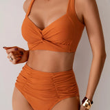 Modelujúce bikiny s vysokým pásom Sofia