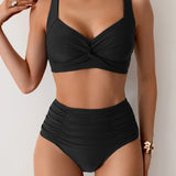 Modelujúce bikiny s vysokým pásom Sofia