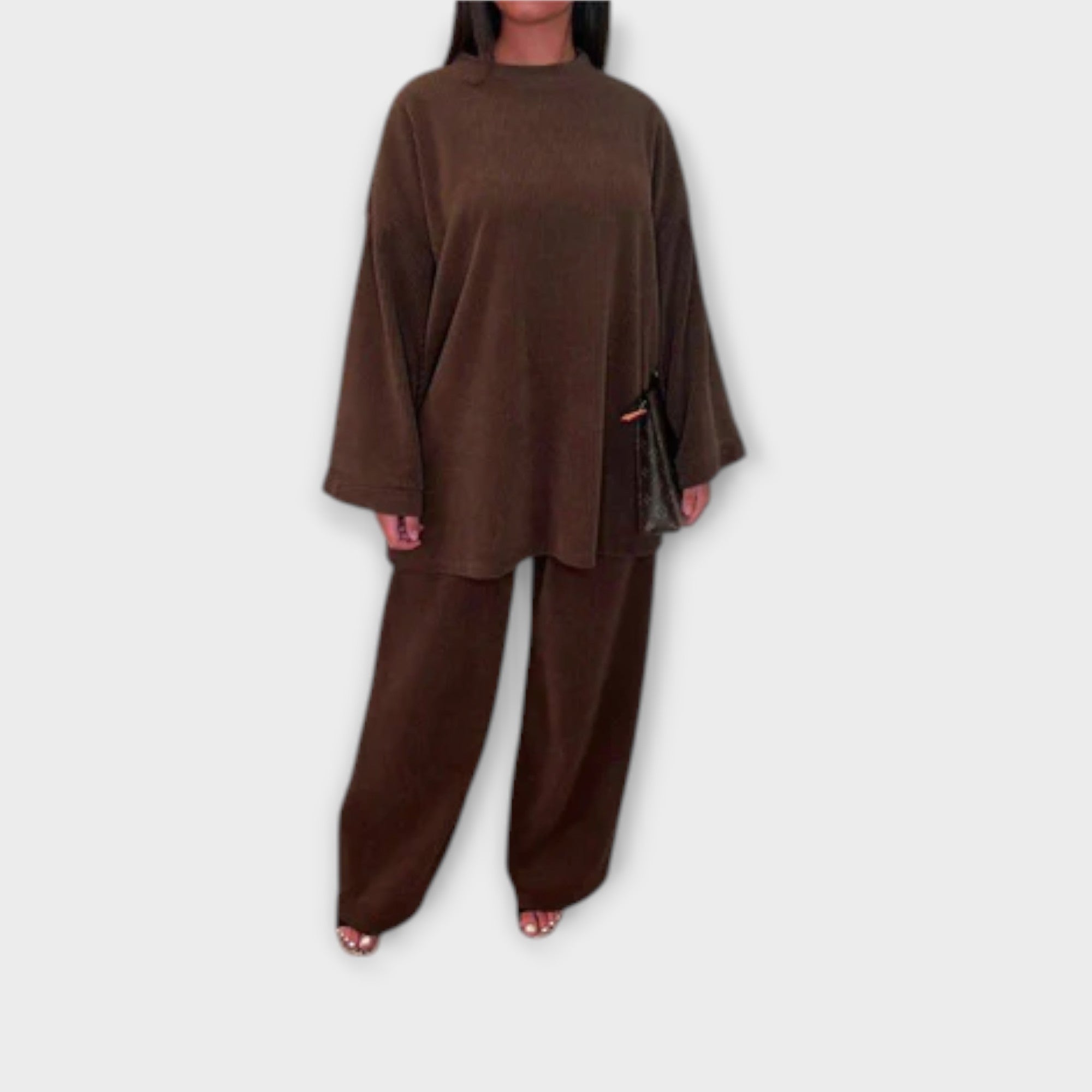 Ingrid - Rebrovaný Komplet Plus Size