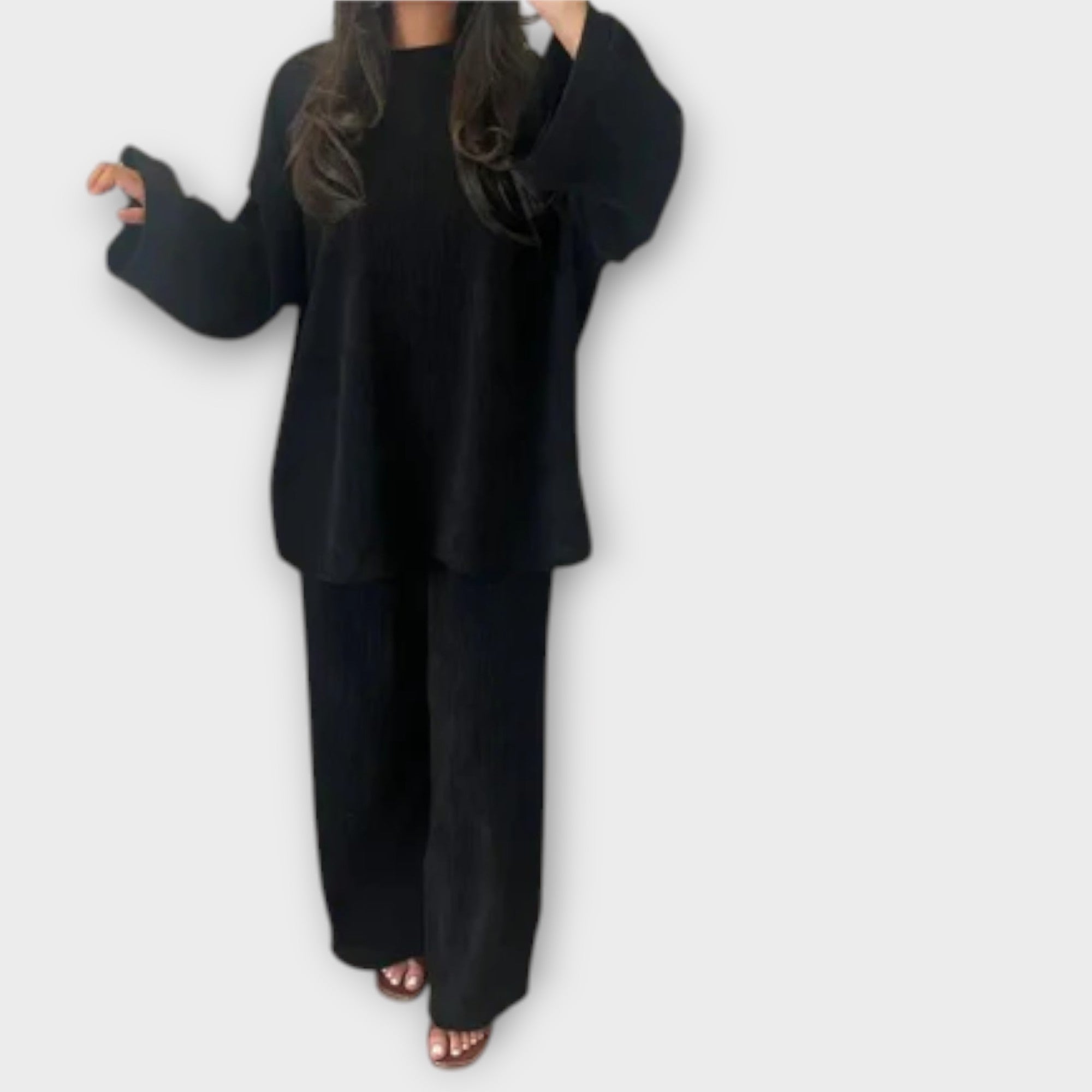 Ingrid - Rebrovaný Komplet Plus Size