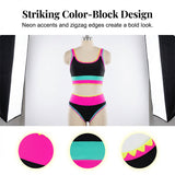 Celia | Trojdielne plavky s multicolor dizajnom